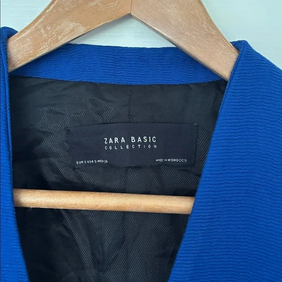Zara Blue Jacket blazer - Picture 3 of 10